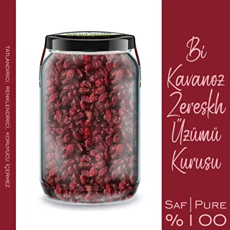 Zereşk Üzümü Kurusu Bi Kavanoz 660 cc. Cam Kavanozda Saf Katkısız Zereskh Zeriş Üzümü Dried Barberry