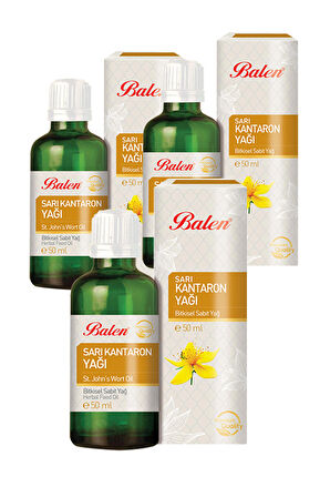 3 Kutu Balen Sarı Kantaron Yağı 50 ml