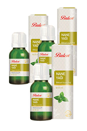 3 Kutu Balen Nane Yağı 20 ml x 3