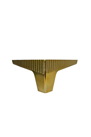 Kanepe Koltuk Tv Ünitesi Konsol Yükseltme Zenit Model Plastik Ayak 10 Cm Gold Renk 6 Adet