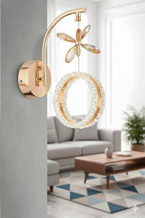 Zero Model Tekli Gold 3 Renk Oturma Yatak Mutfak Çocuk Mutfak Odası Modu Led Aplik