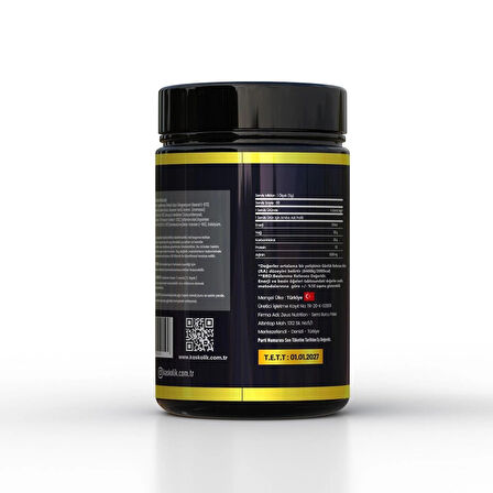 Zeus Nutrition Arginin 300gr-Aromasız