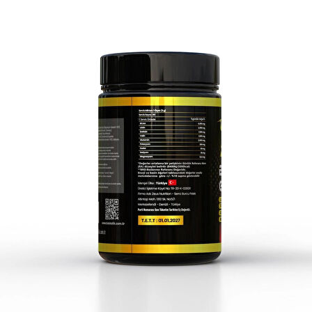 Zeus Nutrition BCAA+GLUTAMINE 300GR-Yeşilelma-Aromalı