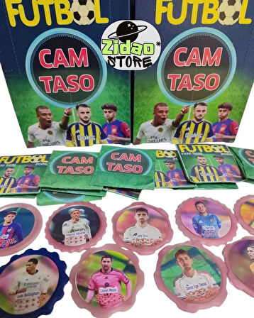 2026 Özel Futbolcu Tasoları 20 Adet Futbol Taso Yeni Seri Hediye Mini Oyuncak ve Şeker