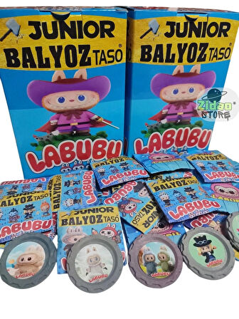 Labubu Karakter Tasoları 40 Adet | Koleksiyonluk Taso + Sürpriz Oyuncak ve Şeker Hediyeli
