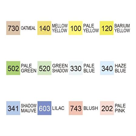 Zig Kurecolor Twin Ws 12'li Marker Seti Pale Colors