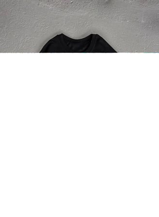 Kadın Baskılı Kısa Kol Oversize T-shirt - Siyah