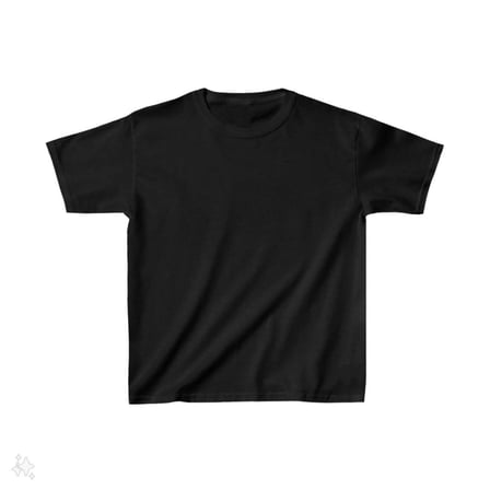 Çocuk Unisex Basic T-shirt - Siyah