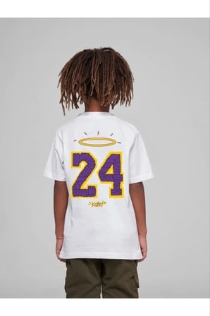 Çocuk Unisex Baskılı T-shirt - Beyaz