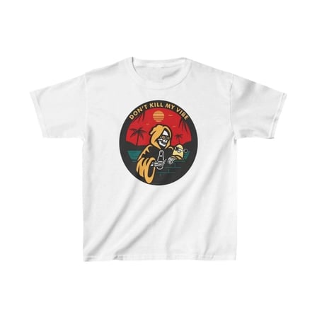 Çocuk Unisex Baskılı T-shirt - Beyaz