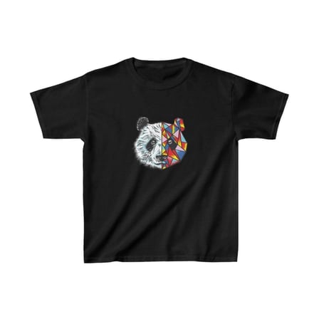 Unisex Çocuk Baskılı T-shirt - Siyah