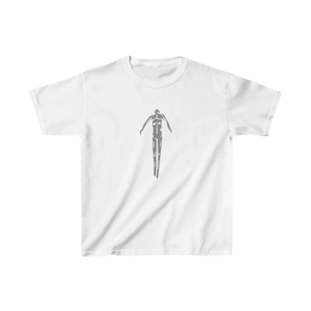 Unisex Çocuk Baskılı T-shirt - Beyaz
