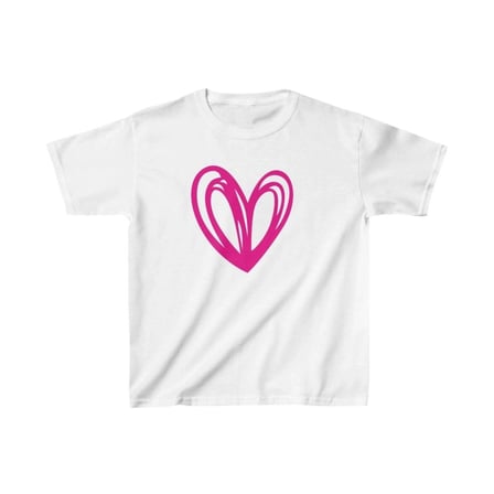 Unisex Çocuk Baskılı T-shirt - Beyaz