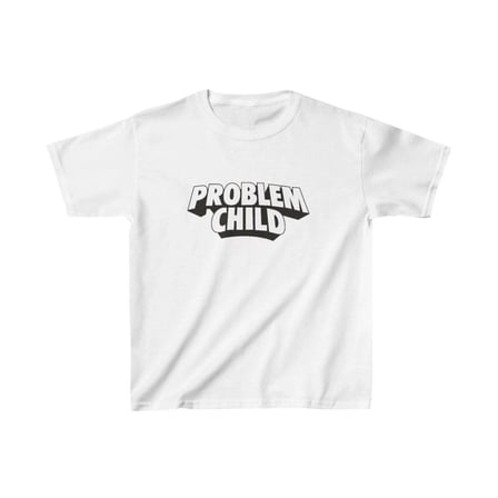 Unisex Çocuk Baskılı T-shirt - Beyaz