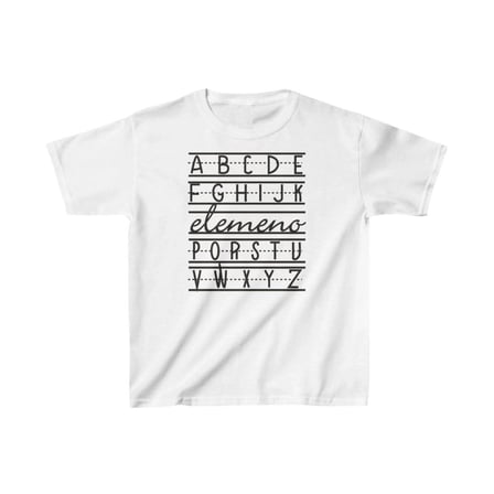 Unisex Çocuk Baskılı T-shirt - Beyaz