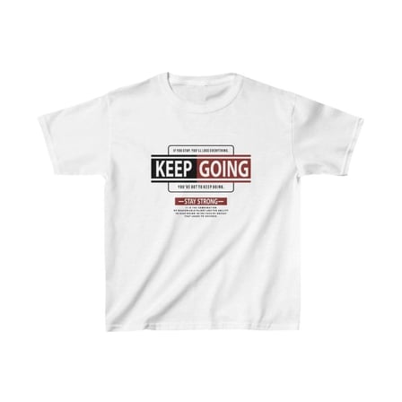 Unisex Çocuk Baskılı T-shirt - Beyaz