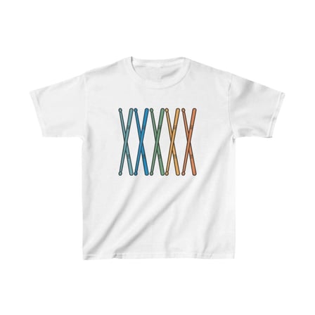 Unisex Çocuk Baskılı T-shirt - Beyaz