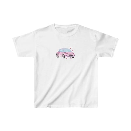 Unisex Çocuk Baskılı T-shirt - Beyaz