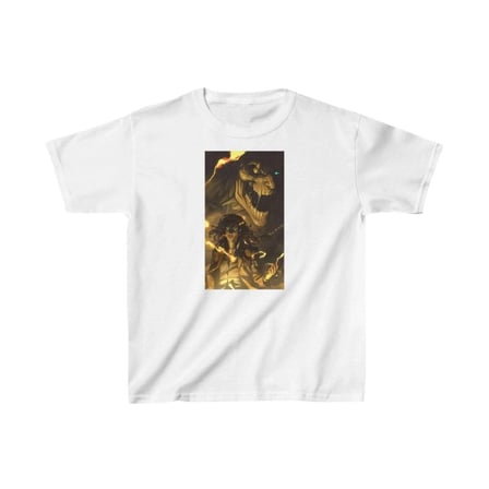 Unisex Çocuk Baskılı T-shirt - Beyaz