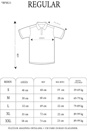 Erkek Polo Yaka Tişört Düğmeli Pike Baskılı T-shirt - Siyah