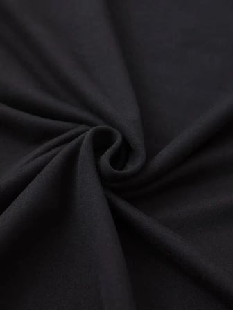 Kadın Kısa Kol Yazlık Tişört Bisiklet Yaka Baskılı Oversize T-shirt - Siyah