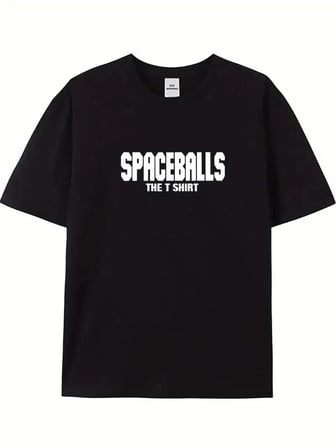 Erkek Baskılı T-shirt Kısa Kol Bisiklet Yaka Regular Fit Rahat Kalıp Tişört - Siyah