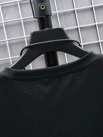 Erkek Tişört Futre Baskılı Kısa Kol Bisiklet Yaka T-shirt - Siyah