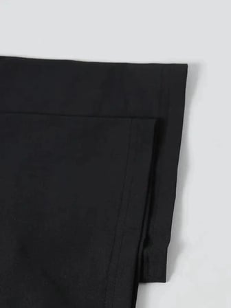 Kadın T-shirt Ördek Baskılı Bisiklet Yakalı Kısa Kol Tişört - Siyah