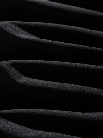 Erkek Tişört Dağ Grafikli Kısa Kollu Yazlık T-shirt - Siyah