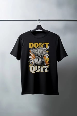 Unisex Oversize 24/1 Penye Dtf Baskılı Tişört - Dtf113