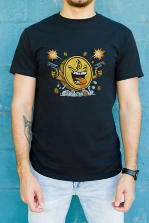 Unisex Oversize 24/1 Penye Dtf Baskılı Tişört - Dtf116