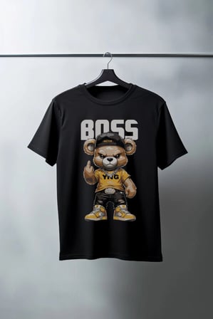 Unisex Oversize 24/1 Penye Dtf Baskılı Tişört - Dtf119