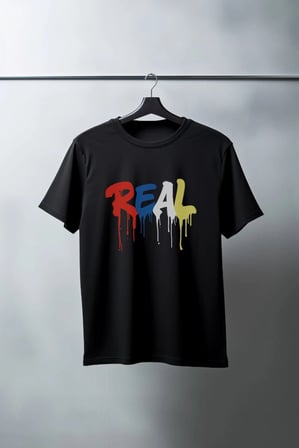 Unisex Oversize 24/1 Penye Dtf Baskılı Tişört - Dtf132