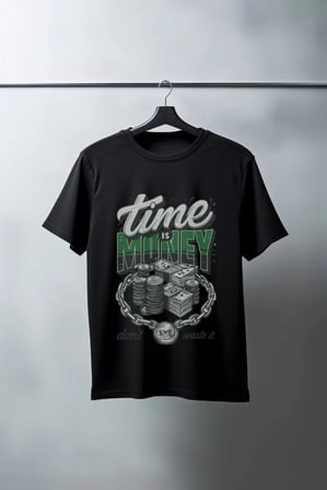 Unisex Oversize 24/1 Penye Dtf Baskılı Tişört - Dtf133