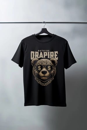 Unisex Oversize 24/1 Penye Dtf Baskılı Tişört - Dtf160