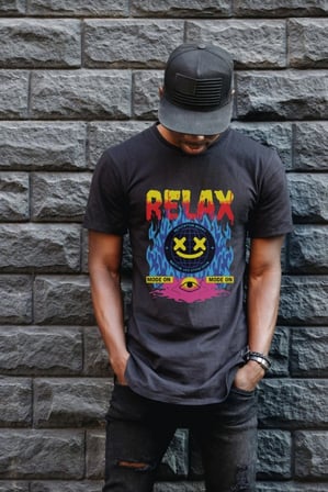Unisex Oversize 24/1 Penye Dtf Baskılı Tişört - Dtf162