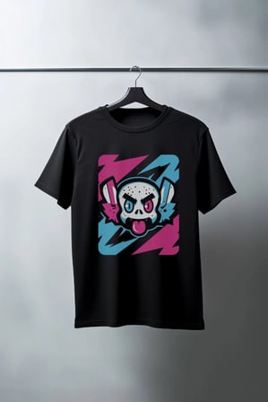 Unisex Oversize 24/1 Penye Dtf Baskılı Tişört - Dtf193