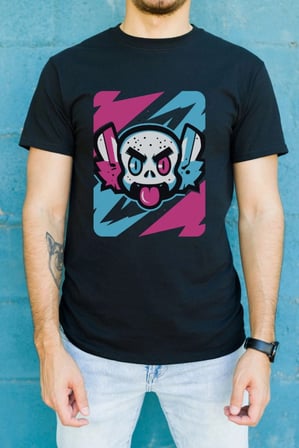 Unisex Oversize 24/1 Penye Dtf Baskılı Tişört - Dtf193