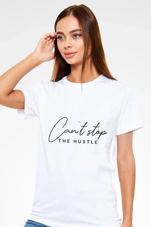 Unisex Oversize 24/1 Penye Dtf Baskılı Tişört - Dtf210