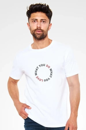 Unisex Oversize 24/1 Penye Dtf Baskılı Tişört - Dtf220
