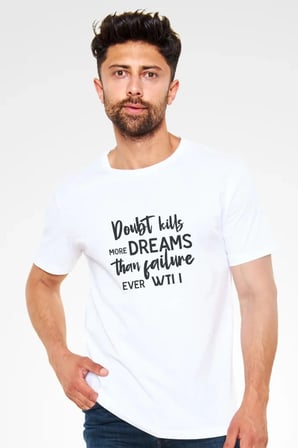 Unisex Oversize 24/1 Penye Dtf Baskılı Tişört - Dtf224