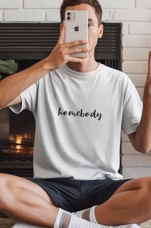 Unisex Oversize 24/1 Penye Dtf Baskılı Tişört - Dtf237