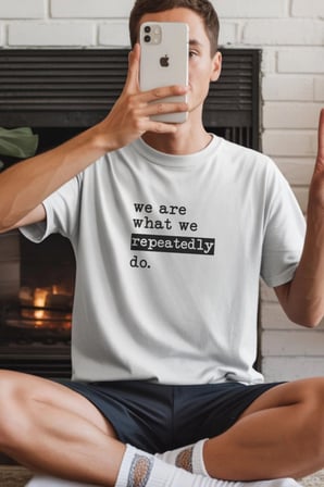 Unisex Oversize 24/1 Penye Dtf Baskılı Tişört - Dtf274