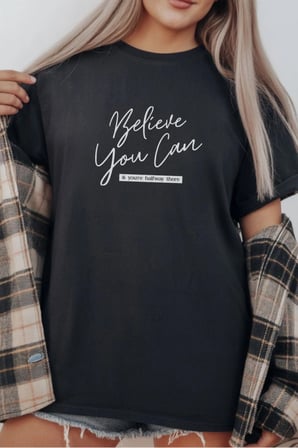 Unisex Oversize 24/1 Penye Dtf Baskılı Tişört - Dtf280