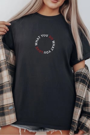 Unisex Oversize 24/1 Penye Dtf Baskılı Tişört - Dtf289