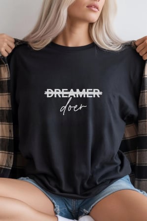 Unisex Oversize 24/1 Penye Dtf Baskılı Tişört - Dtf292