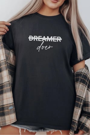 Unisex Oversize 24/1 Penye Dtf Baskılı Tişört - Dtf292