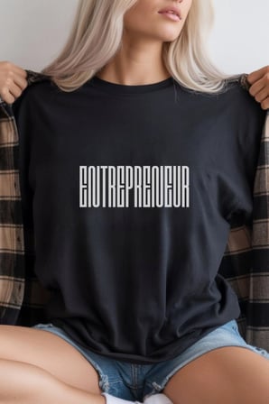 Unisex Oversize 24/1 Penye Dtf Baskılı Tişört - Dtf297