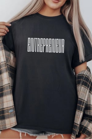 Unisex Oversize 24/1 Penye Dtf Baskılı Tişört - Dtf297