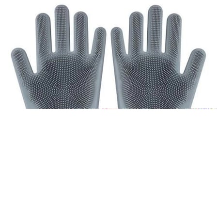 Sihirli Isıya Dayanıklı Silikon Çok Amaçlı Bulaşık Eldiven Fırçası Magic Gloves